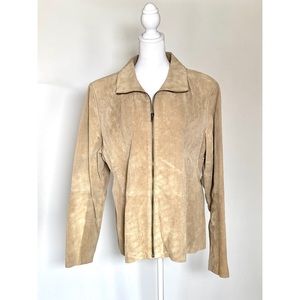 Wilson’s Leather suede tan jacket women’s XL